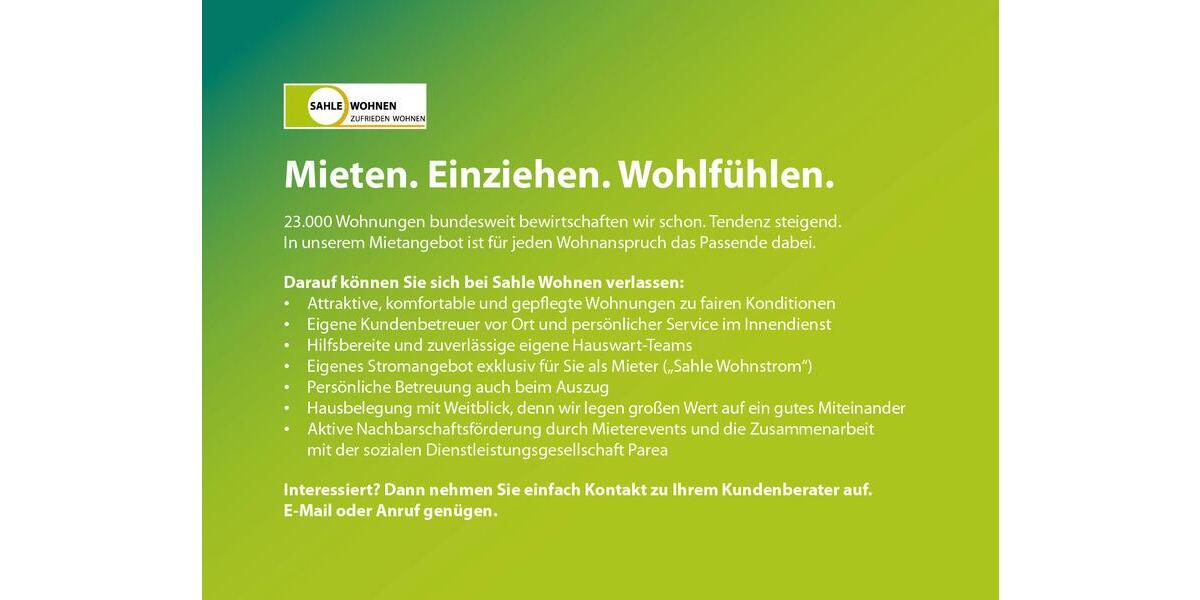 Erdgeschoßwohnung Wolfsburg Almke - 3 Zimmer, 78 m&sup2;, 975&euro; | Angebot:26435567
