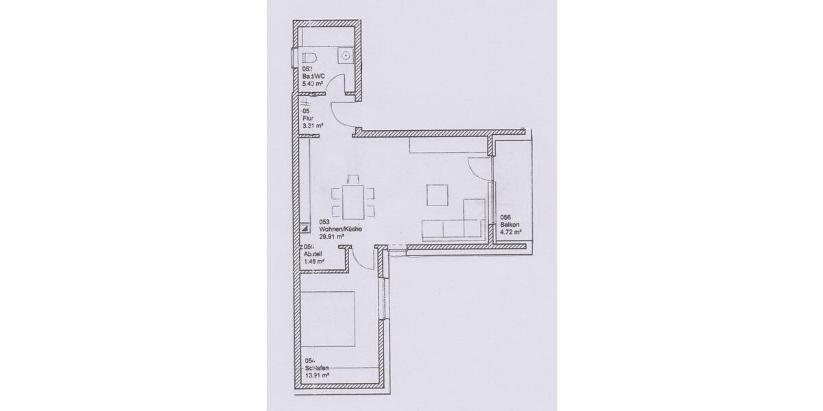 Erdgeschoßwohnung Gifhorn - 2 Zimmer, 57 m&sup2;, 670&euro; | Angebot:25418740