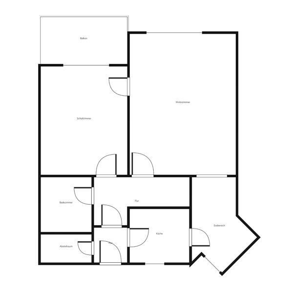 Jetzt zieh ich hier ein, das muss so sein! zimmer