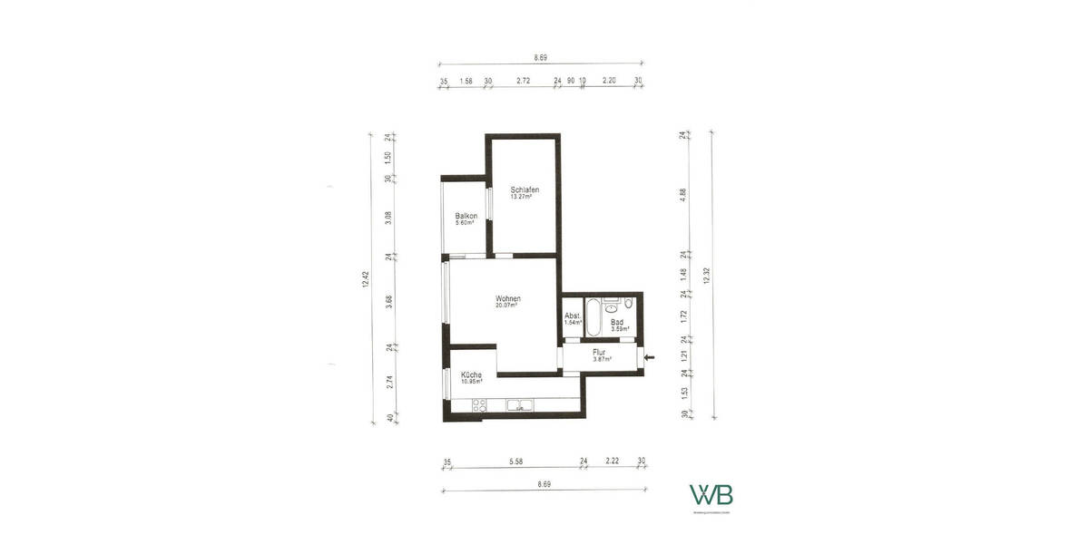 Etagenwohnung Wolfsburg / Detmerode Detmerode - 4 Zimmer, 115 m&sup2;, 189.000&euro; | Angebot:26258793