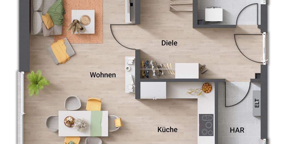 Etagenwohnung Osloß - 2 Zimmer, 100 m&sup2;, 412.310&euro; | Angebot:23015876