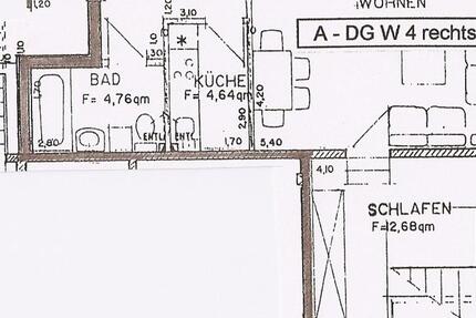 Wohnung Schwülper - 2 Zimmer, 48 m&sup2;, 552&euro; | Angebot:25840763