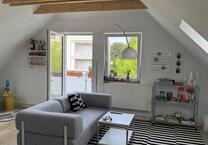 Dachgeschoßwohnung mit Balkon Nähe Wilhelmitorwall