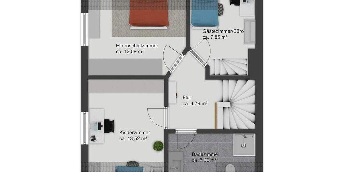 Doppelhaushälfte Wolfenbüttel Linden - 5 Zimmer, 130 m&sup2;, 419.000&euro; | Angebot:24268260