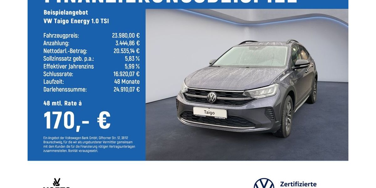 VW Taigo 12.000 km 23.680 &euro; Braunschweig 38124