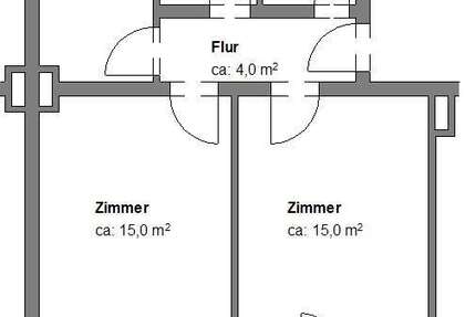 Wohnung Braunschweig Westliches Ringgebiet - 3 Zimmer, 57 m&sup2;, 413&euro; | Angebot:27030501