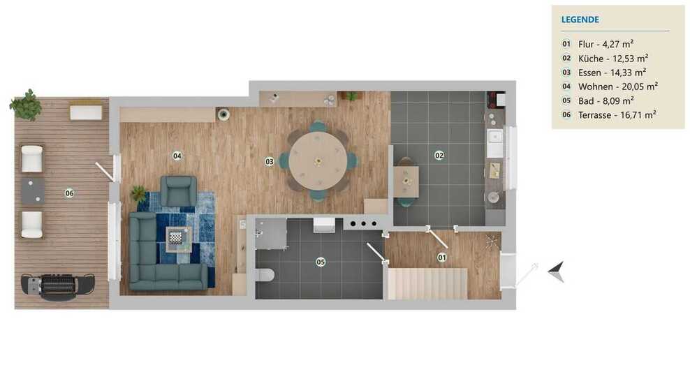 Gepflegtes Reihenhaus mit Potenzial 3 zimmer