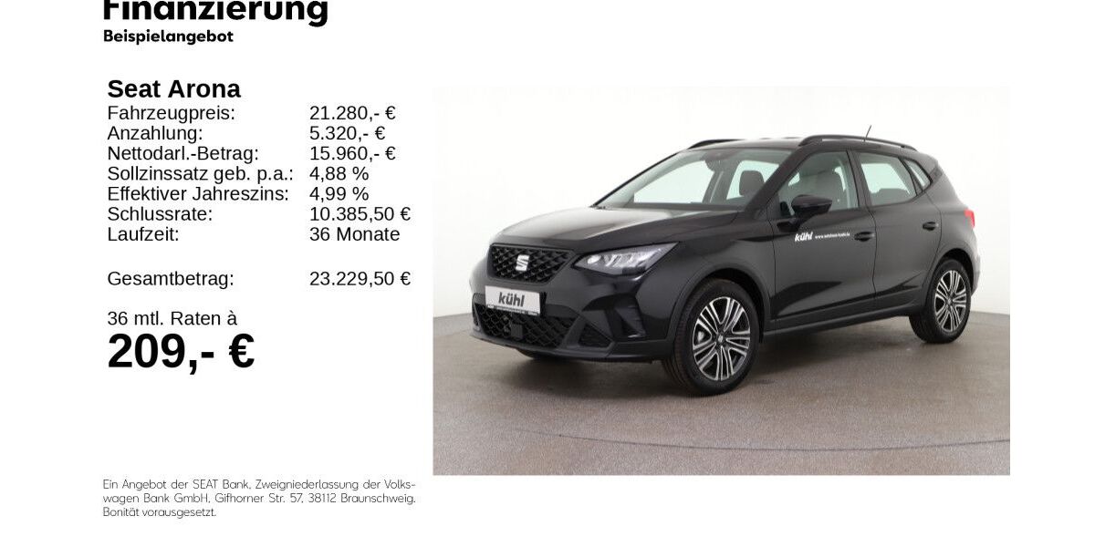 Seat Arona 17.500 km 20.980 &euro; Gifhorn 38518