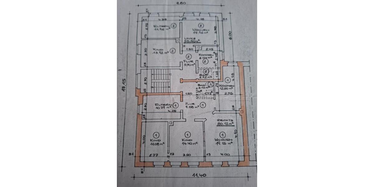 Hochparterre Braunschweig Westliches Ringgebiet - 3 Zimmer, 80 m&sup2;, 270.000&euro; | Angebot:26681067