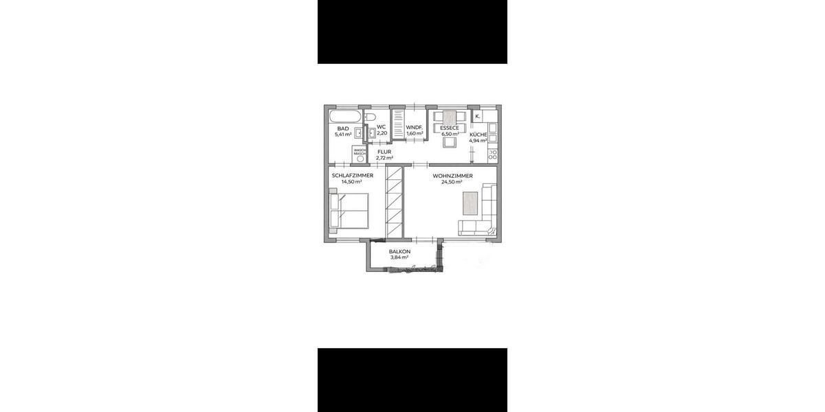 Etagenwohnung Braunschweig Timmerlah-Geitelde-Stiddien - 2 Zimmer, 69 m&sup2;, 139.000&euro; | Angebot:26031956