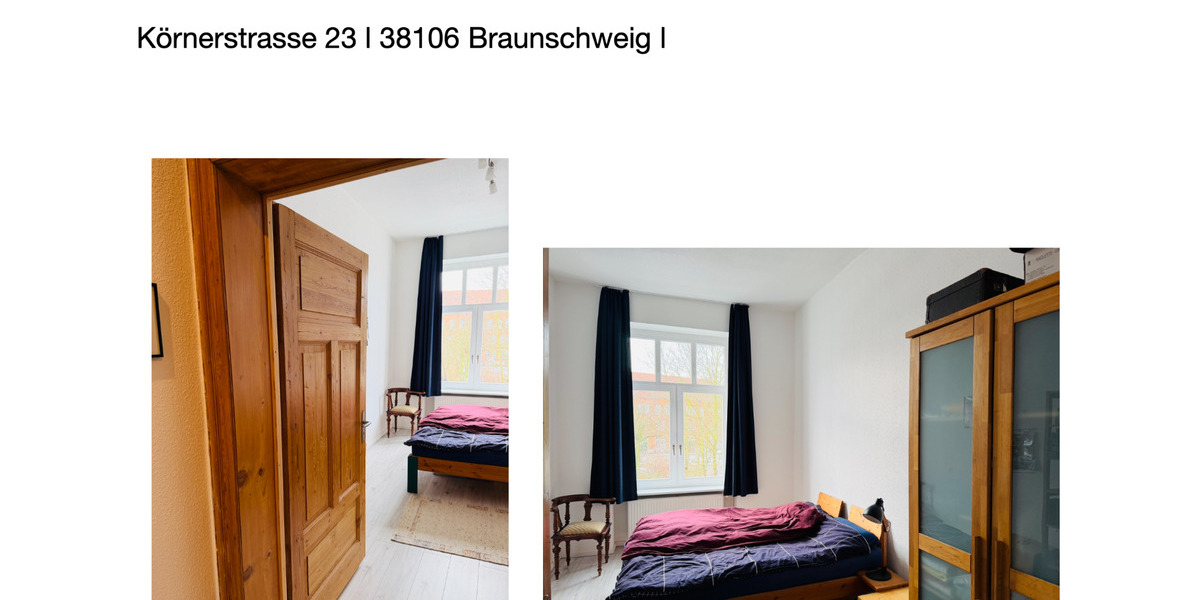 Etagenwohnung Braunschweig Nordstadt - 5 Zimmer, 130 m&sup2;, 1.600&euro; | Angebot:24639441