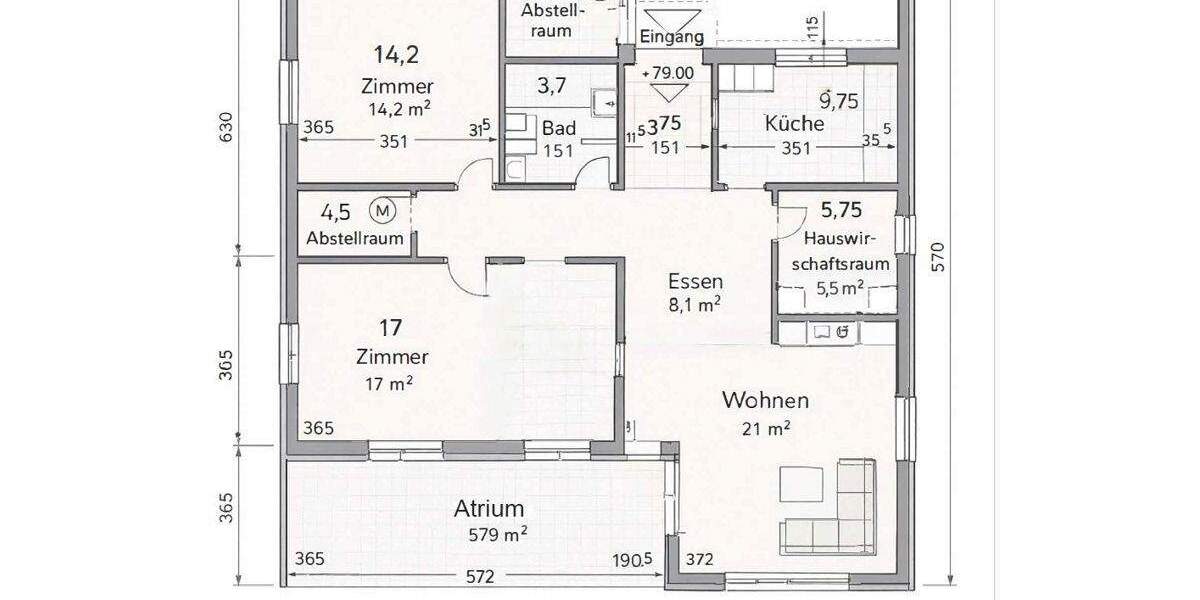 Bungalow Braunschweig Querum - 3 Zimmer, 91 m&sup2;, 269.000&euro; | Angebot:24826275