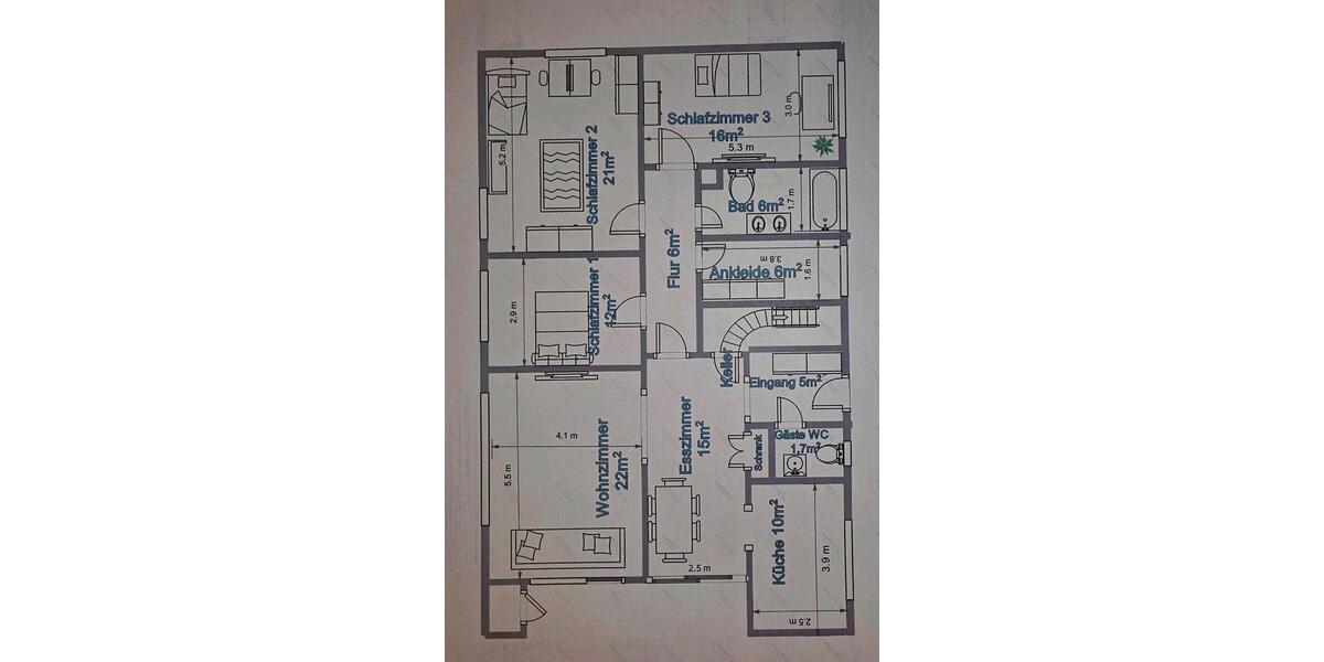 Erdgeschoßwohnung Wolfsburg Almke - 5 Zimmer, 122 m&sup2;, 345.000&euro; | Angebot:25940750