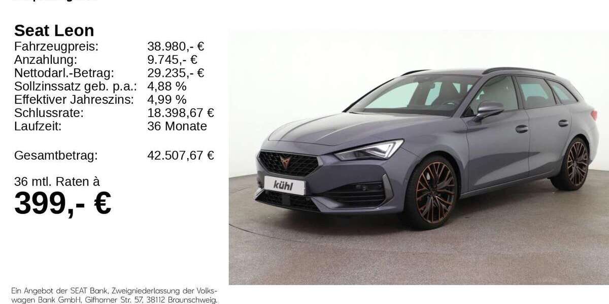 Seat Leon 25.231 km 38.780 &euro; Gifhorn 38518