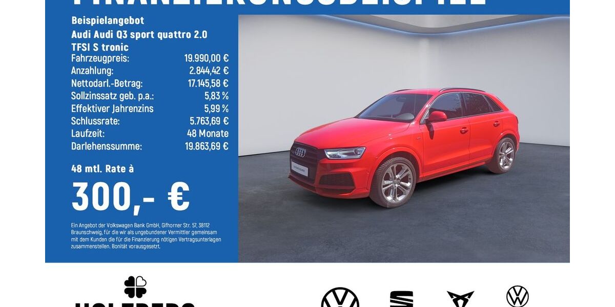 Audi Q3 60.390 km 19.940 &euro; Braunschweig 38114