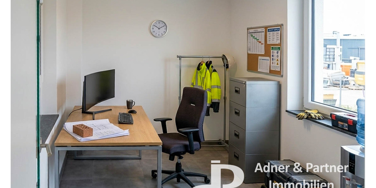 ** 475 M² FLEXIBLE NEUBAU GEWERBEFLÄCHE AUS HALLE & REPRÄSENTATIVEM BÜROBEREICH** - Gewerbeobjekt Wolfenbüttel Adersheim | Angebot:27200761