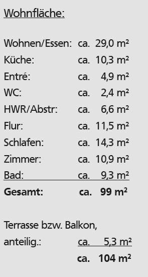 Erdgeschoßwohnung Vechelde - 3 Zimmer, 99 m&sup2;, 450.000&euro; | Angebot:24599487