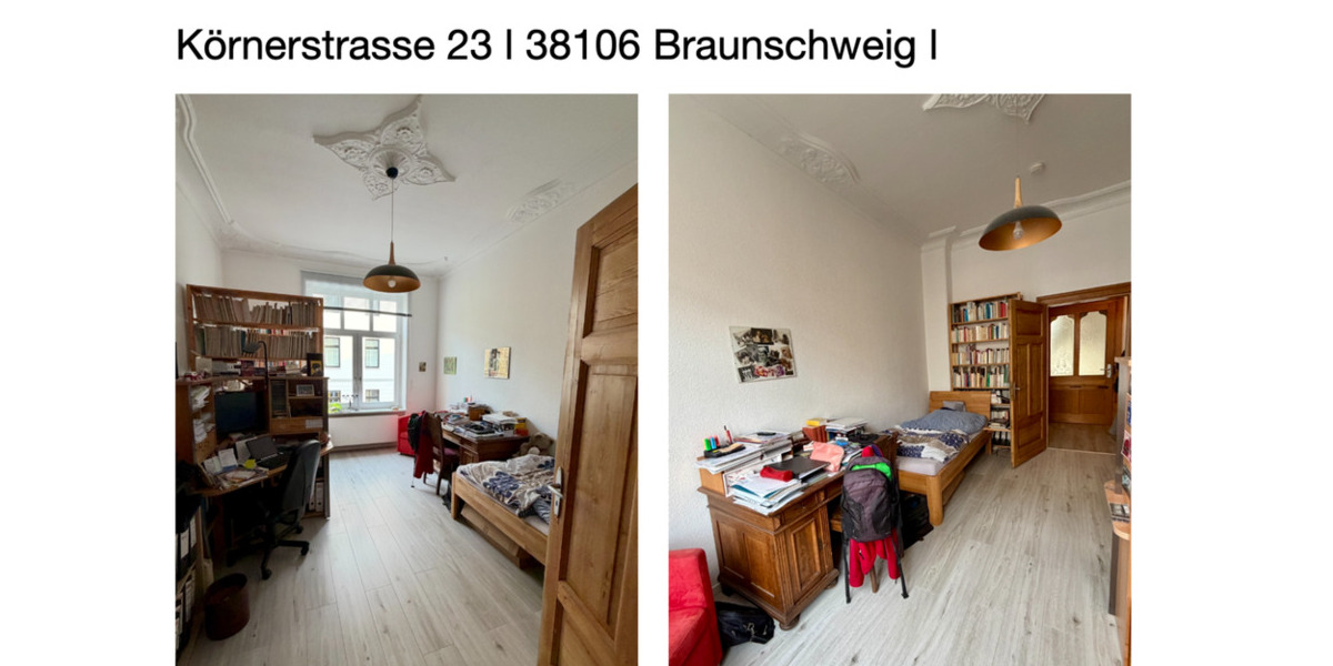 Etagenwohnung Braunschweig Nordstadt - 5 Zimmer, 130 m&sup2;, 1.600&euro; | Angebot:24639441