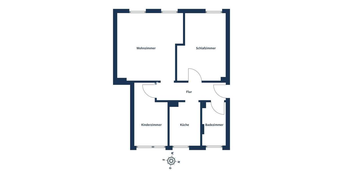 Etagenwohnung Gifhorn - 3 Zimmer, 52 m&sup2;, 129.000&euro; | Angebot:25279867