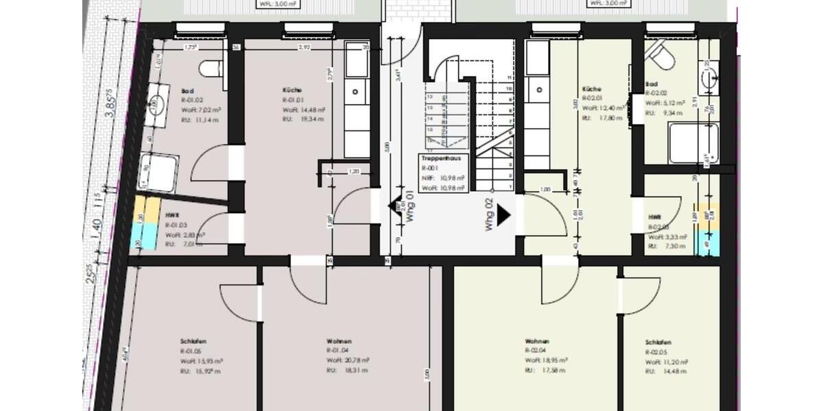 Etagenwohnung Königslutter am Elm - 2 Zimmer, 53 m&sup2;, 600&euro; | Angebot:25143054