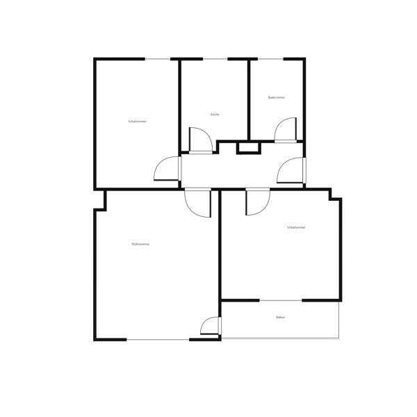 Hier zieh ich ein, das muss so sein! zimmer