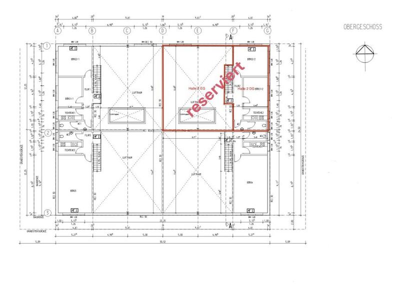 Hochwertige flexible Hallenflächen Ladenflächen mit Büro, einzelne Büroflächen in KFW40 zimmer