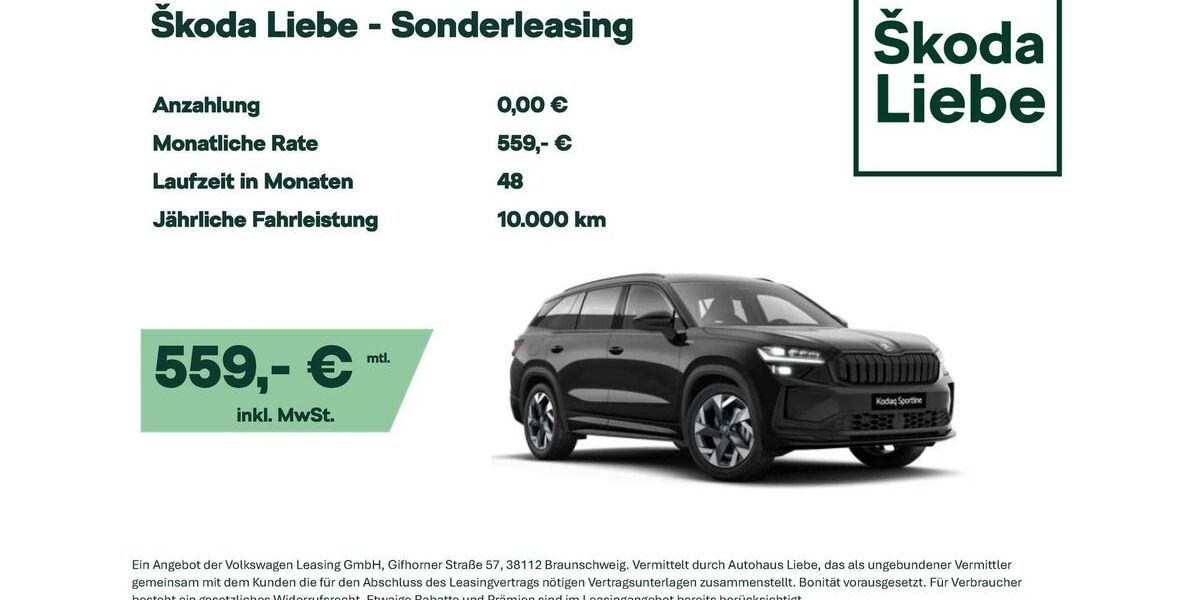 Skoda Kodiaq 4.500 km 47.911 &euro; Salzgitter 38229