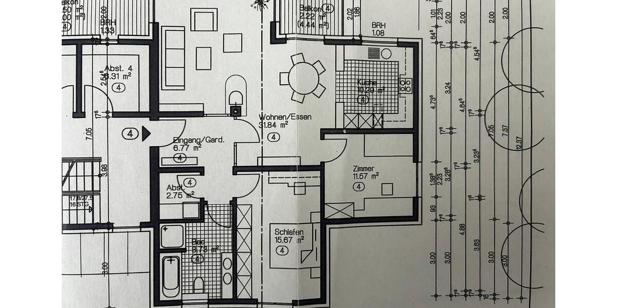 Etagenwohnung Salzgitter Ortschaft Nord - 3 Zimmer, 98 m&sup2;, 1.300&euro; | Angebot:24730013