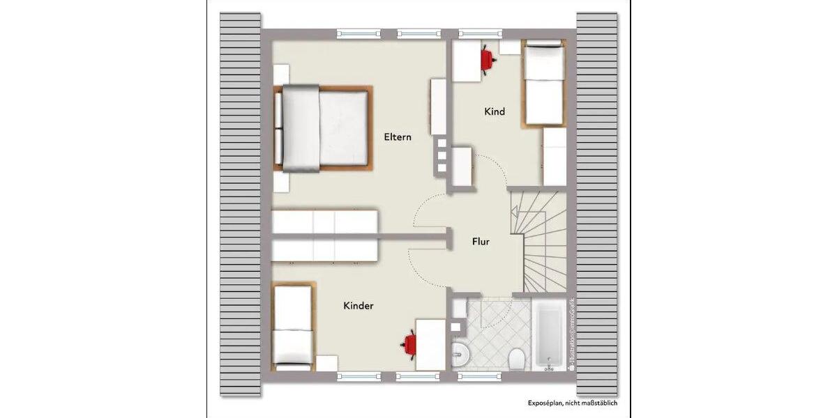 Einfamilienhaus Gifhorn - 4 Zimmer, 85 m&sup2;, 800&euro; | Angebot:26446059