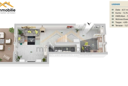 Wohnen in der Schlossdomäne Wendhausen 91 m2 in exclusiver Lage - Wohnung Wendhausen Helmstedt | Angebot:25111568