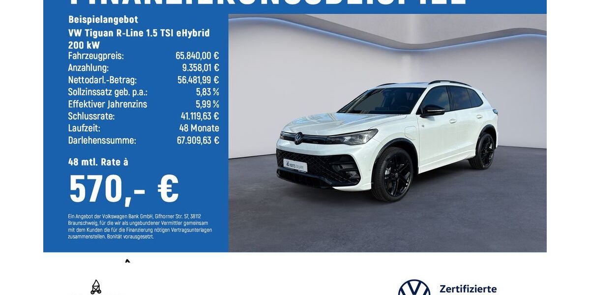 VW Tiguan 9.500 km 62.540 &euro; Wolfenbüttel 38304