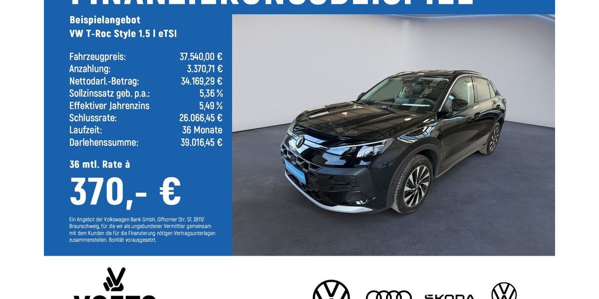 VW T-Roc 7.525 km 37.540 &euro; Braunschweig 38124