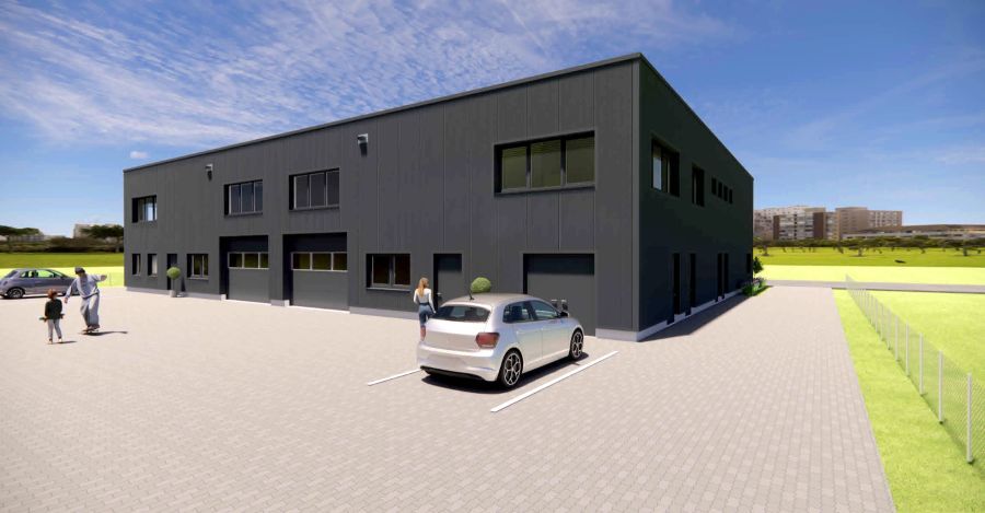 Hochwertige flexible Hallenflächen Ladenflächen mit Büro, einzelne Büroflächen in KFW40 zimmer