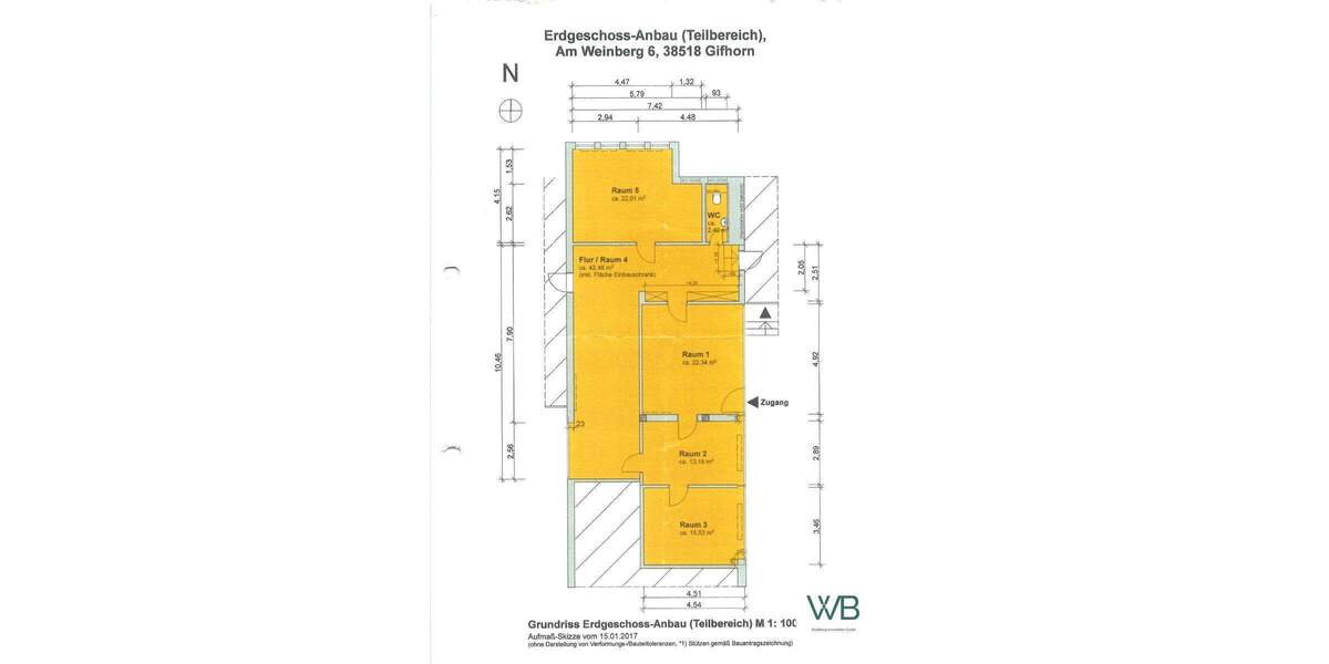 Einfamilienhaus Gifhorn - 6 Zimmer, 1.100&euro; | Angebot:25673506