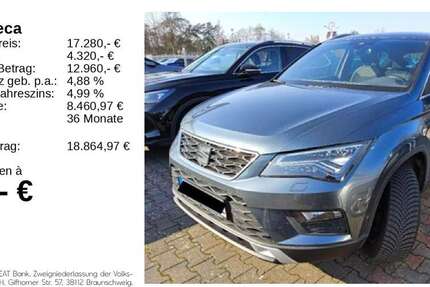 Seat Ateca 87.200 km 16.980 &euro; Gifhorn 38518