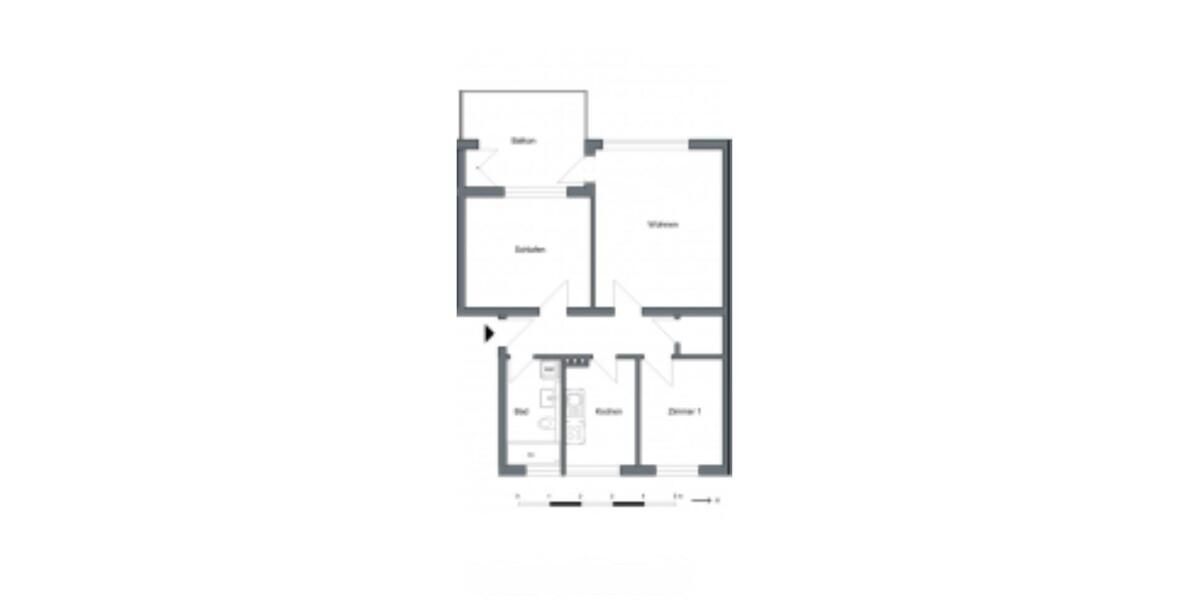 Erdgeschoßwohnung Wolfsburg Detmerode - 3 Zimmer, 69 m&sup2;, 699&euro; | Angebot:26572826