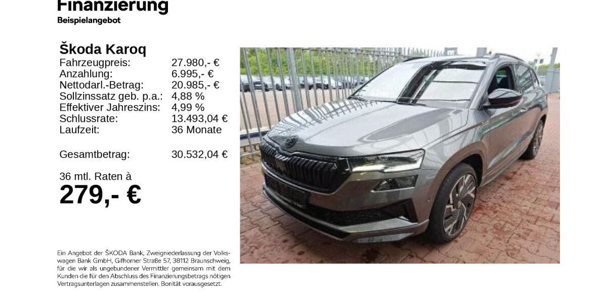 Skoda Karoq 61.320 km 27.780 &euro; Gifhorn 38518