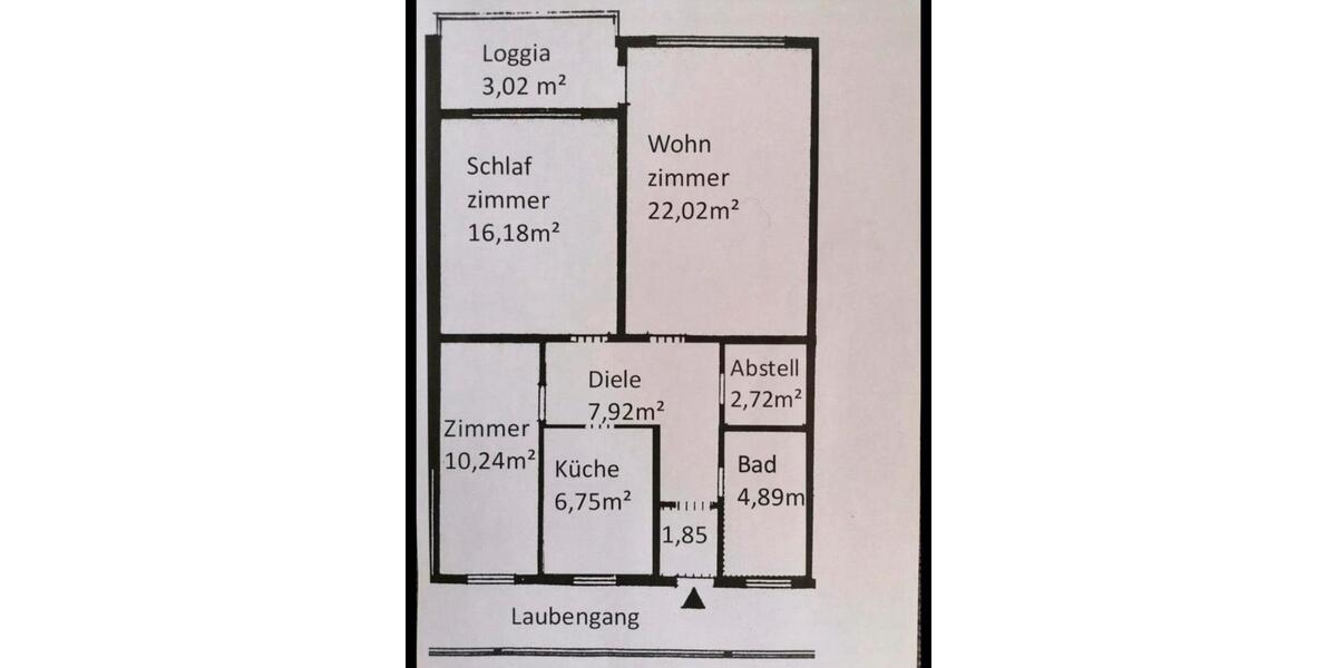Etagenwohnung Braunschweig Lehndorf-Watenbüttel - 3 Zimmer, 73 m&sup2;, 230.000&euro; | Angebot:27153811