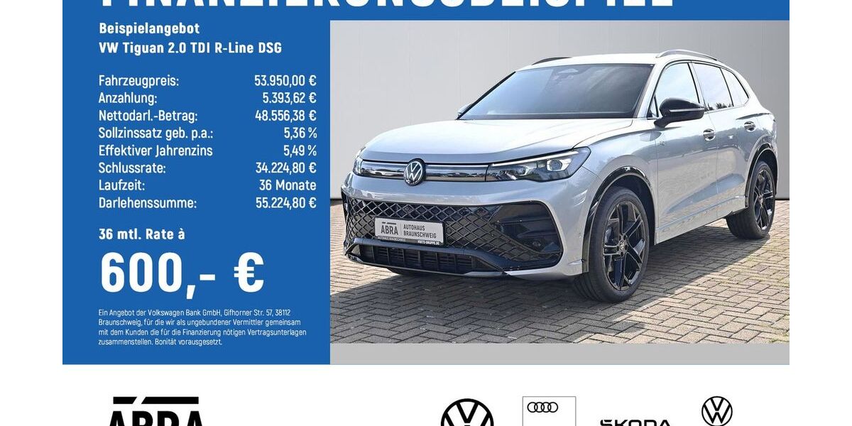 VW Tiguan 3.000 km 53.550 &euro; Braunschweig 38108