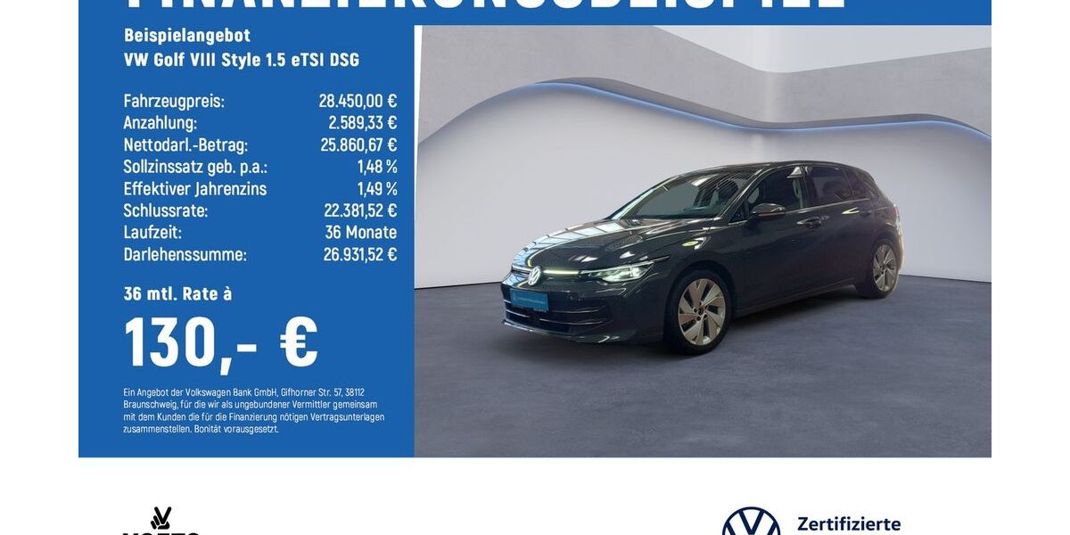VW Golf 10.400 km 28.450 &euro; Braunschweig 38124