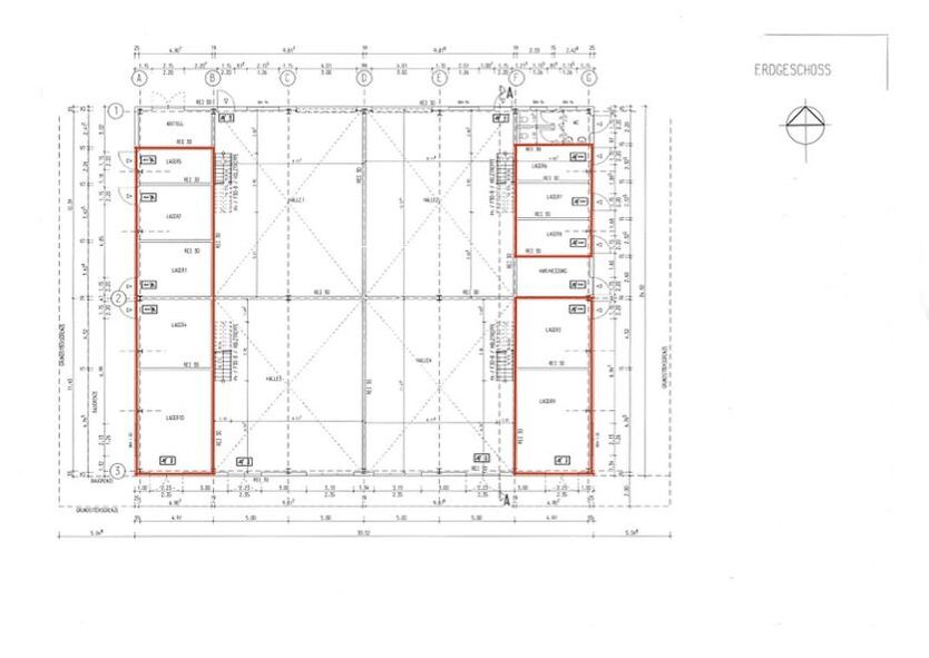 Hochwertige flexible Hallenflächen Ladenflächen mit Büro, einzelne Büroflächen in KFW40 zimmer