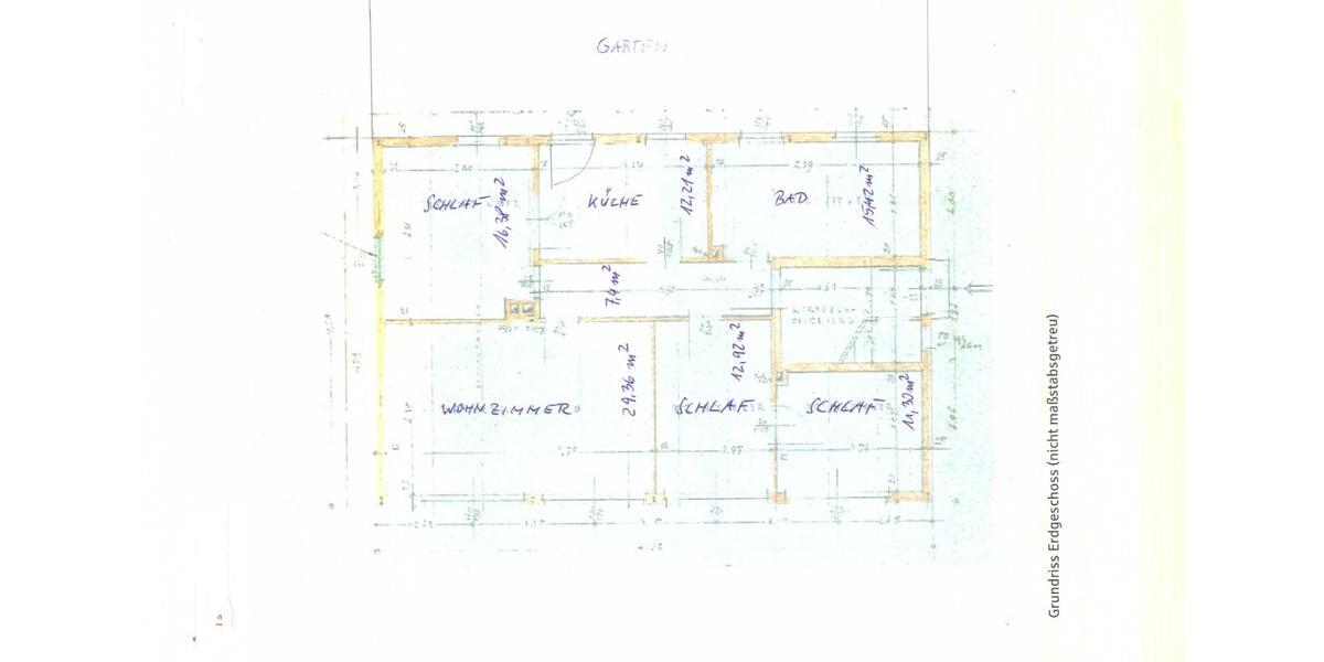 Erdgeschoßwohnung Braunschweig Lehndorf-Watenbüttel - 3 Zimmer, 105 m&sup2;, 1.000&euro; | Angebot:25406407
