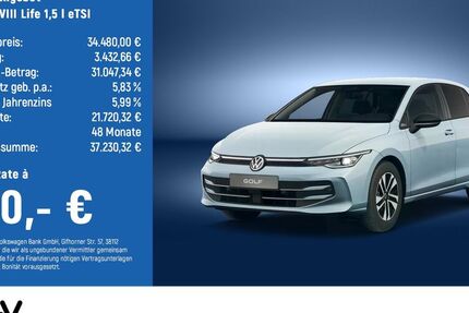 VW Golf 7.629 km 34.480 &euro; Braunschweig 38124