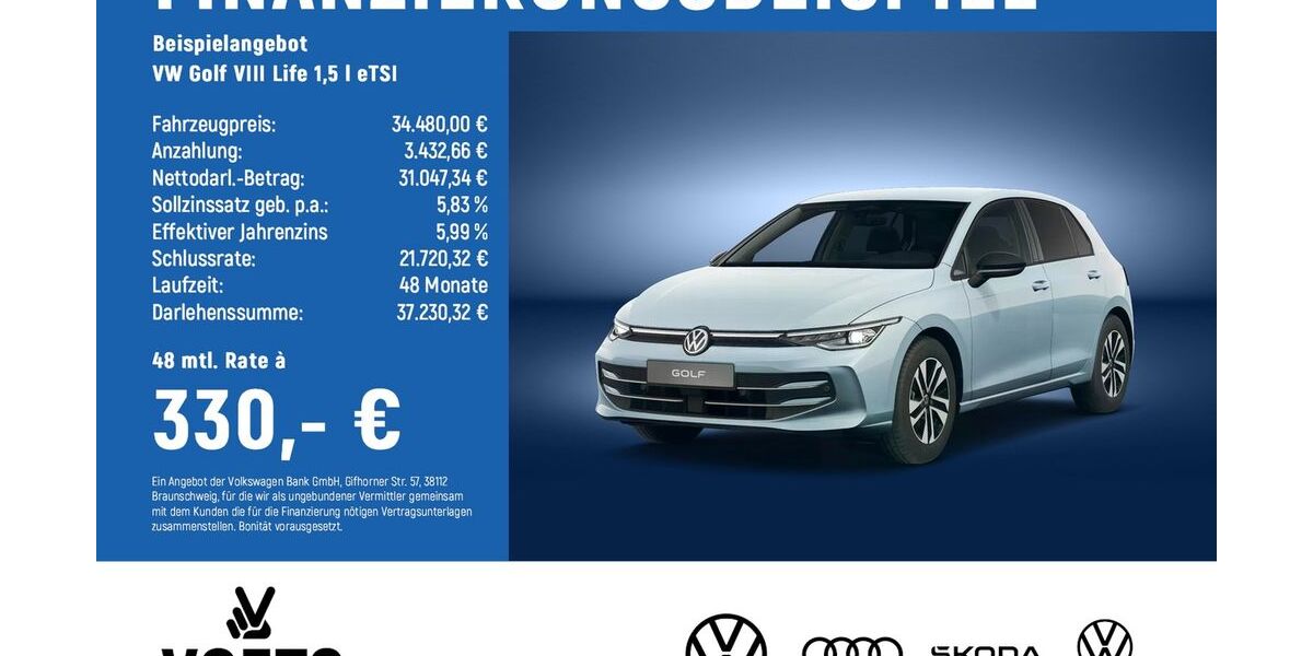 VW Golf 7.629 km 34.480 &euro; Braunschweig 38124