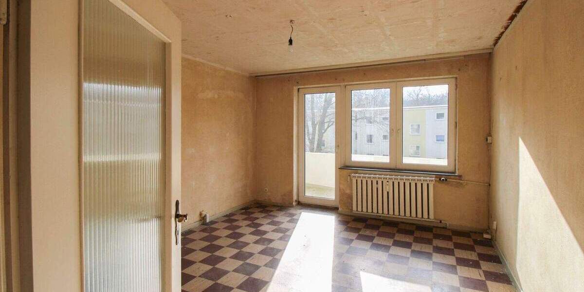 Etagenwohnung Wolfsburg Rabenberg - 3 Zimmer, 62 m&sup2;, 89.000&euro; | Angebot:25649325