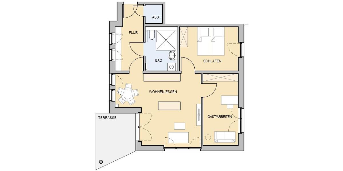ANFRAGEN NUR PER MAIL Stöckheim: 3 Zimmer - Balkon - Tiefgarage - SB3 Whg. 13 3 zimmer