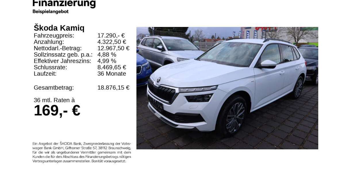 Skoda Kamiq 48.000 km 16.990 &euro; Gifhorn 38518