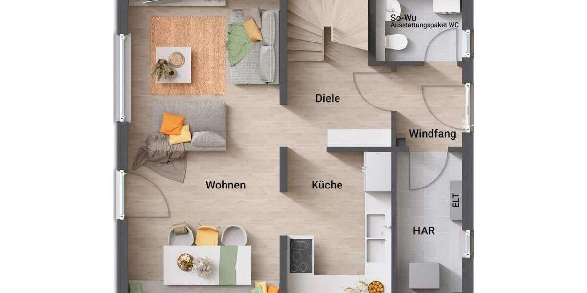 Einfamilienhaus Abbesbüttel Abbesbüttel - 3 Zimmer, 90 m&sup2;, 187.290&euro; | Angebot:23944044