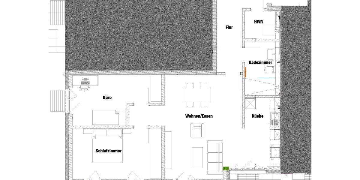 Erdgeschoßwohnung Braunschweig Südstadt- Rautheim- Mascherode - 3 Zimmer, 90 m&sup2;, 1.209&euro; | Angebot:26537923