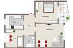 Etagenwohnung Wolfsburg Klieversberg - 3 Zimmer, 72 m&sup2;, 187.000&euro; | Angebot:26043284
